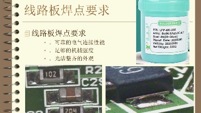 SMT貼片加工廠的焊點質(zhì)量檢查標準